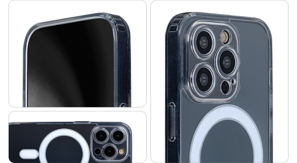 Etui TECTO SHIELD Clear Guard Mag do Apple iPhone 14 Pro Transparentny komfort funkcjonalnosc smuklosc lekkosc ladowarki indukcyjne