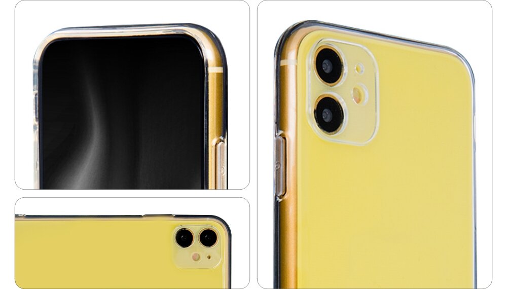 Etui TECTO SHIELD Crystal Clear komfort funkcjonalnosc ladowarka ladowanie uchwyt kieszenie wytloczenia przyciski