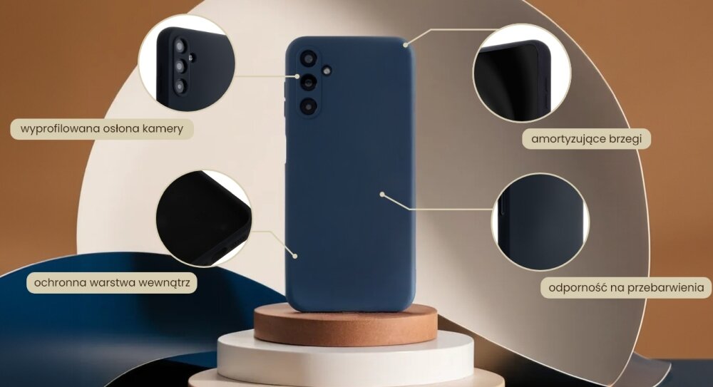 Etui TECTO SHIELD Silicon Soft ochrona material tpu grubosc nakladki narozniki wzmocnienie pierscien palec
