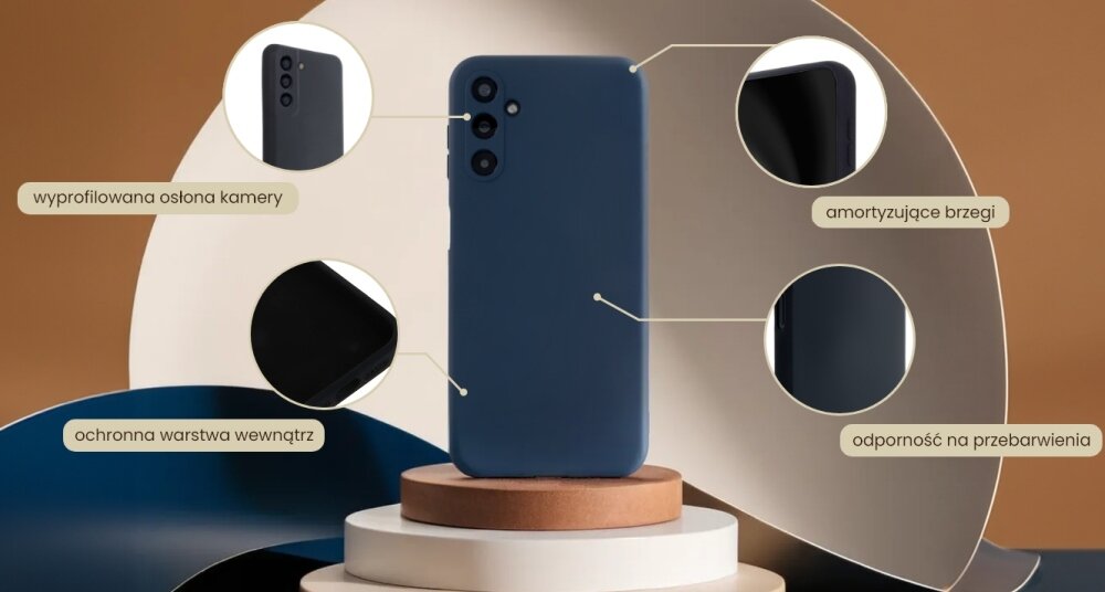 Etui TECTO SHIELD Silicon Soft ochrona material tpu grubosc nakladki narozniki wzmocnienie pierscien palec
