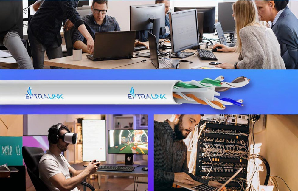 EXTRALINK EX.32358 czystej miedzi stabilnemu przesyłowi danych Izolacja HDPE średnicy 0,92 ± 0,03 mm izolacją dielektryczną zewnętrzna powłoka PVC grubości 0,50 ± 0,05 mm instalacjach sieciowych oraz systemach monitoringu - zastosowanie kabla w różnych sytuacjach