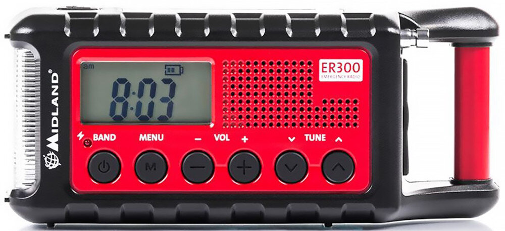Radio MIDLAND ER300 - wbudowany panel słoneczny