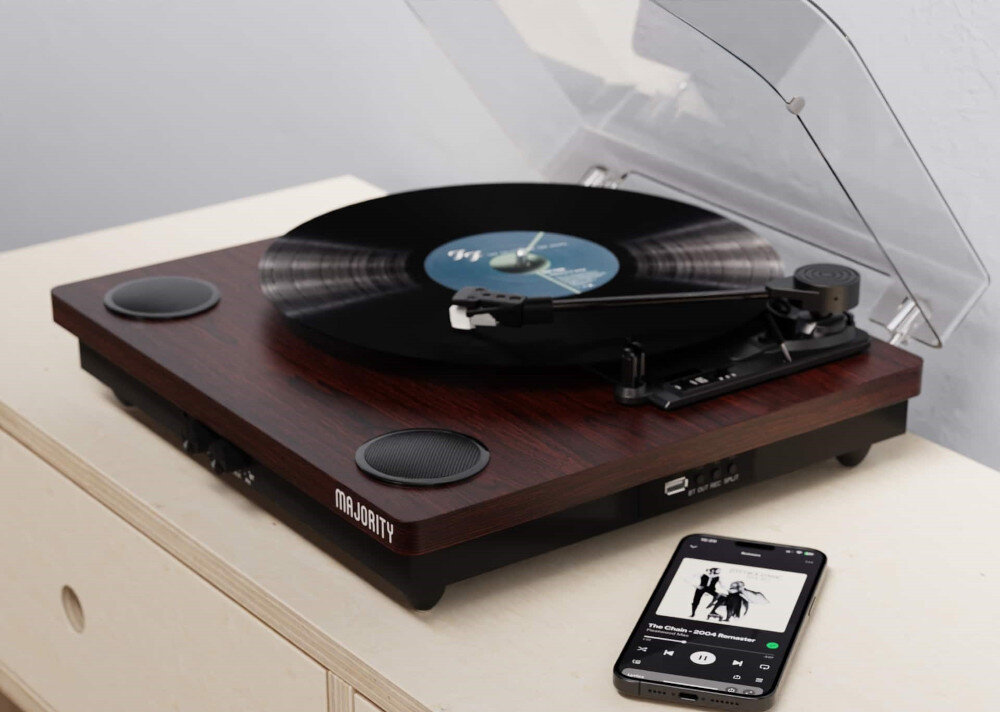 gramofon MAJORITY Moto - Elegancki wygląd
