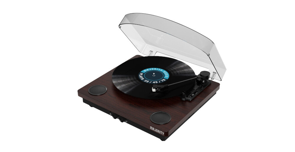 gramofon MAJORITY Moto - Praktyczny design i wymiary, waga
