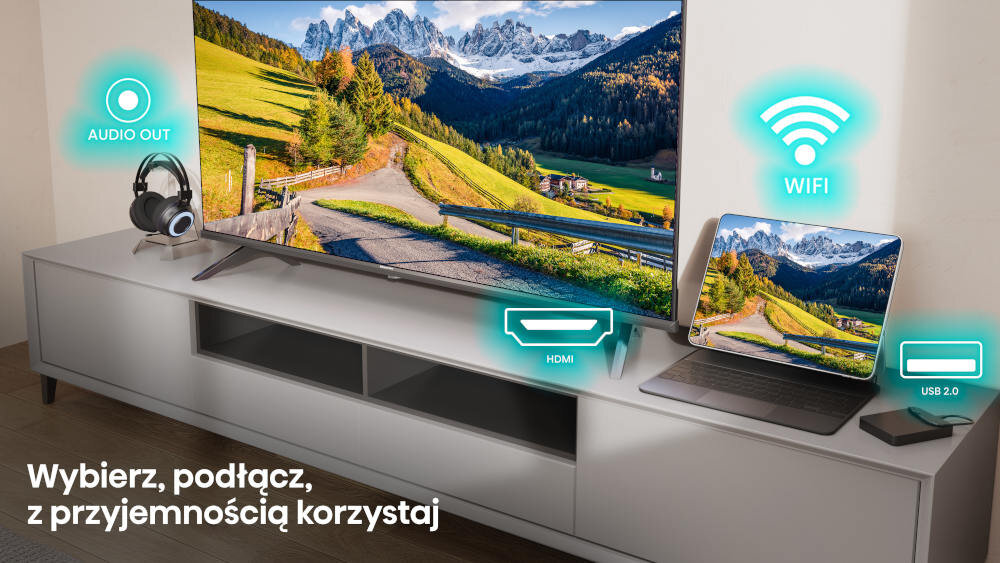 Telewizor HISENSE 32A4N - HDMI