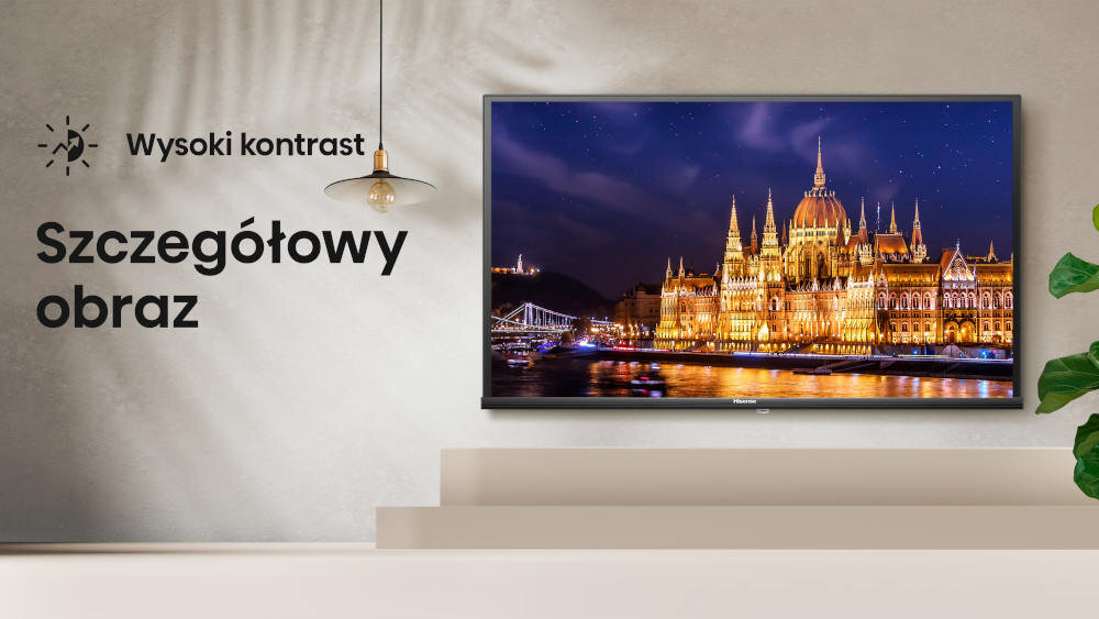 Telewizor HISENSE 32A4N - wysoki kontrast