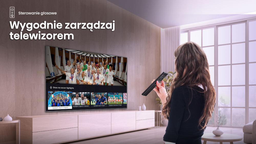 telewizor HISENSE 65U6NQ - Sterowanie głosowe