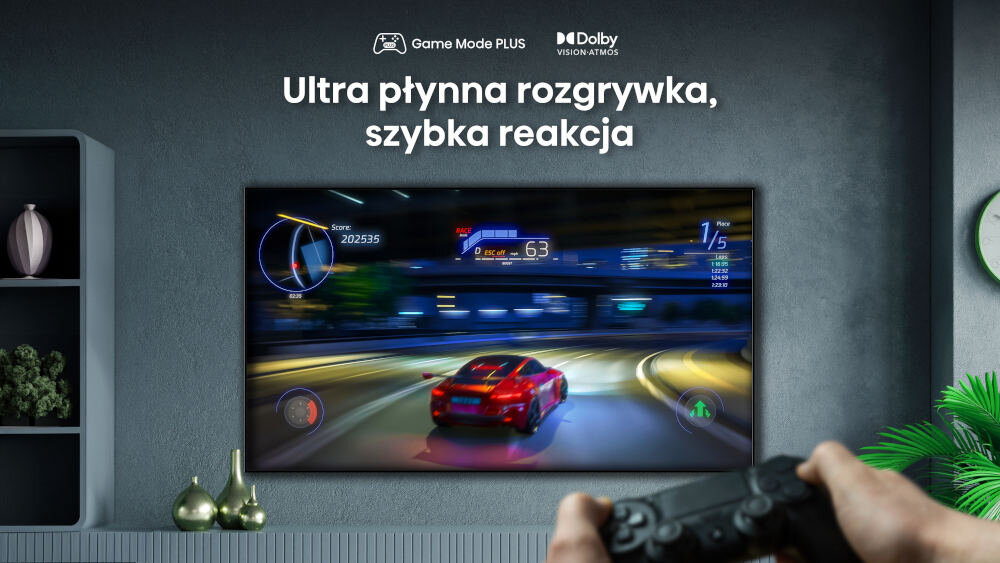 telewizor HISENSE 65U6NQ - Tryb Game Mode Plus
