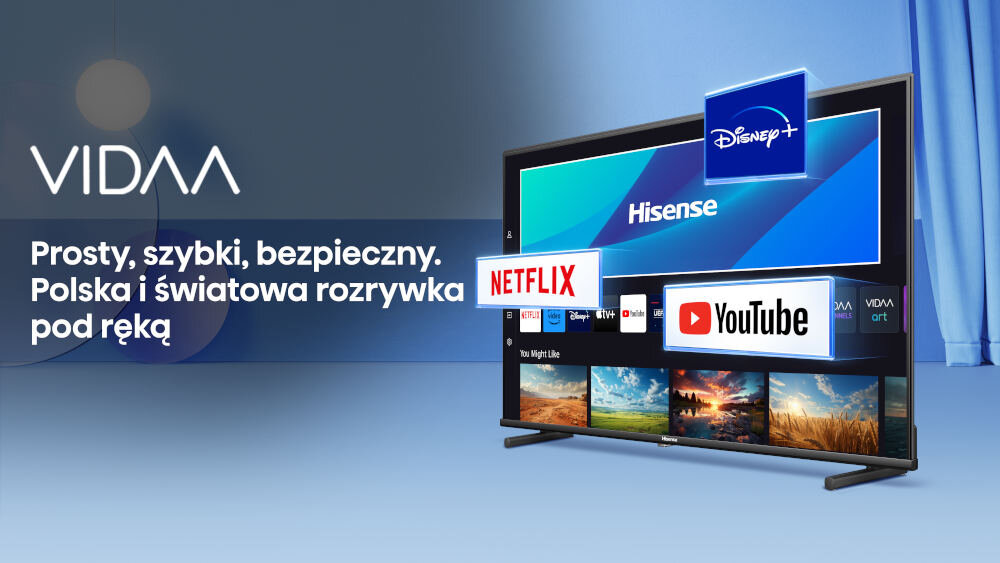 Telewizor HISENSE 32A5NQ - SMART TV VIDAA