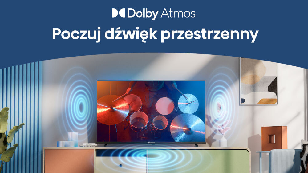 Telewizor HISENSE 32A5NQ - Dolby Atmos