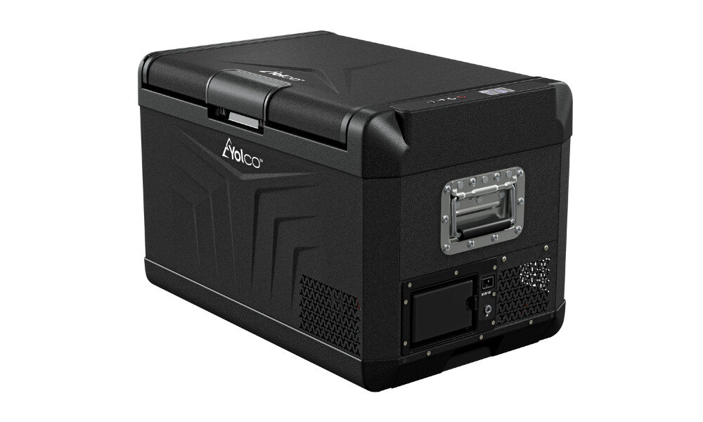 Lodówka YOLCO GCX37 Czarny izolacja kompresor parownik płytowy powierzchnia schłodzenie