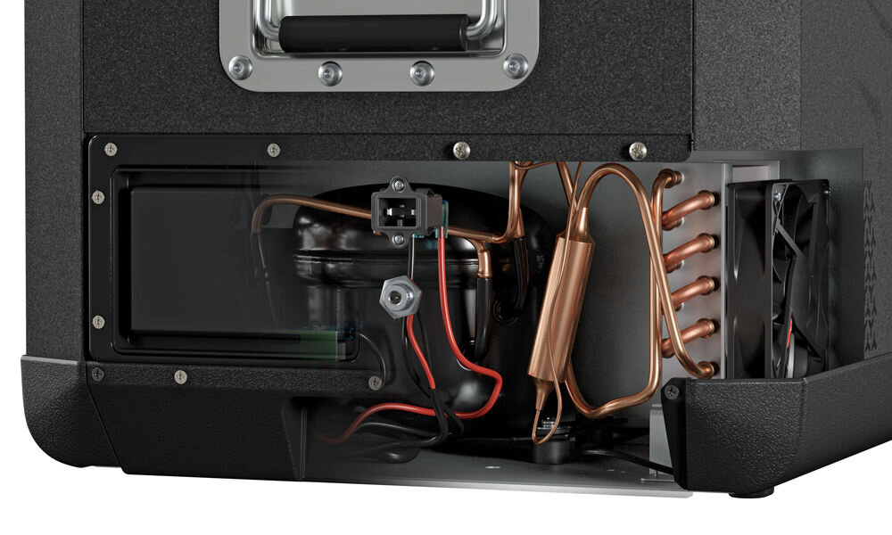 Lodówka YOLCO GCX37 Czarny Technologia kompresorowa elastyczność przechowywanie żywność temperatura