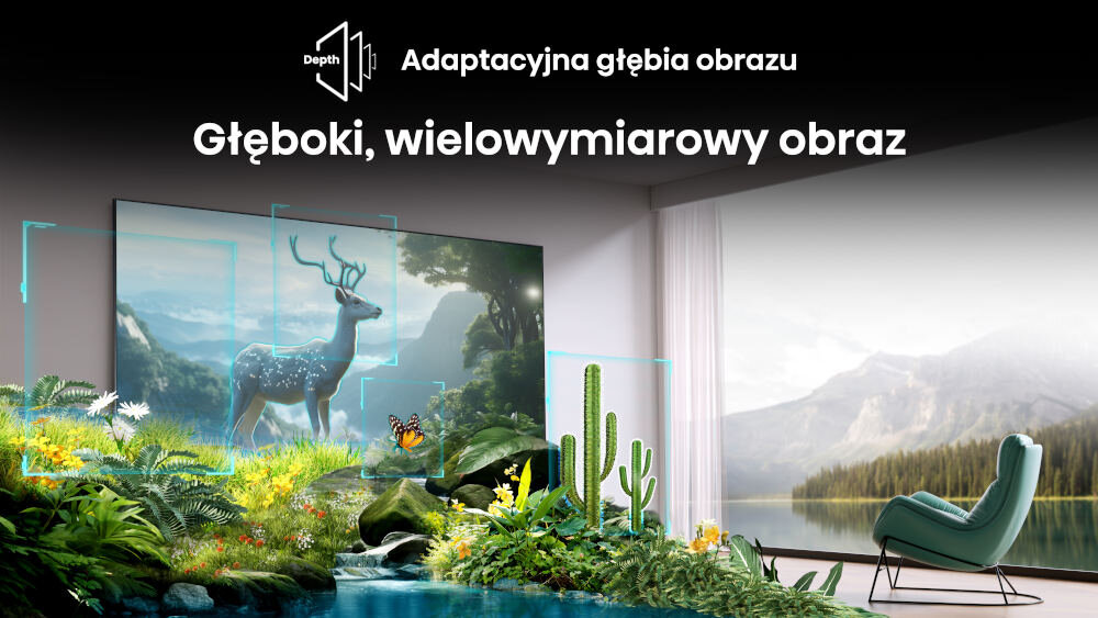Telewizor HISENSE 43A7NQ - HISENSE AI Adaptive Depth
