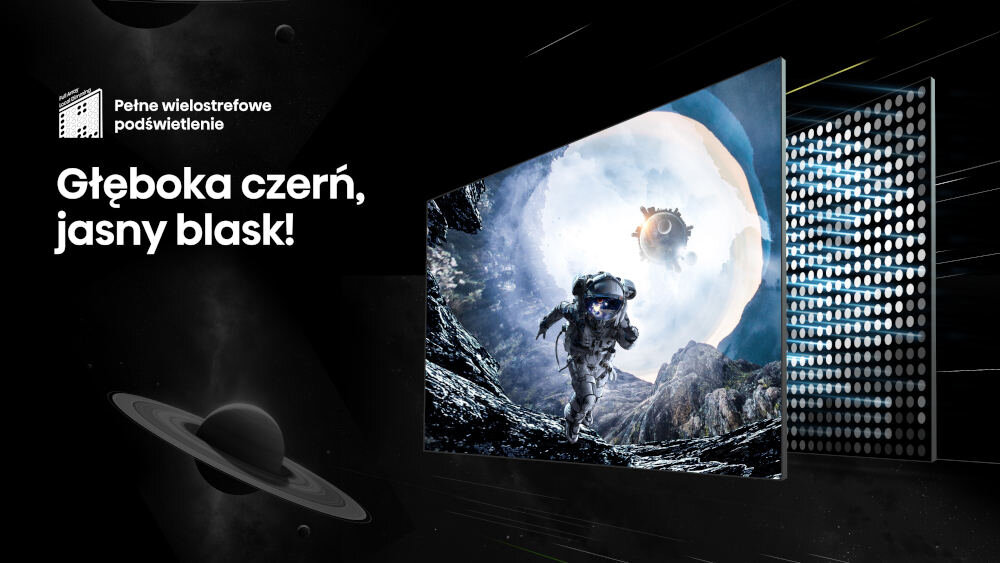 Telewizor HISENSE 75E7NQ - Pełne podświetlenie matrycy