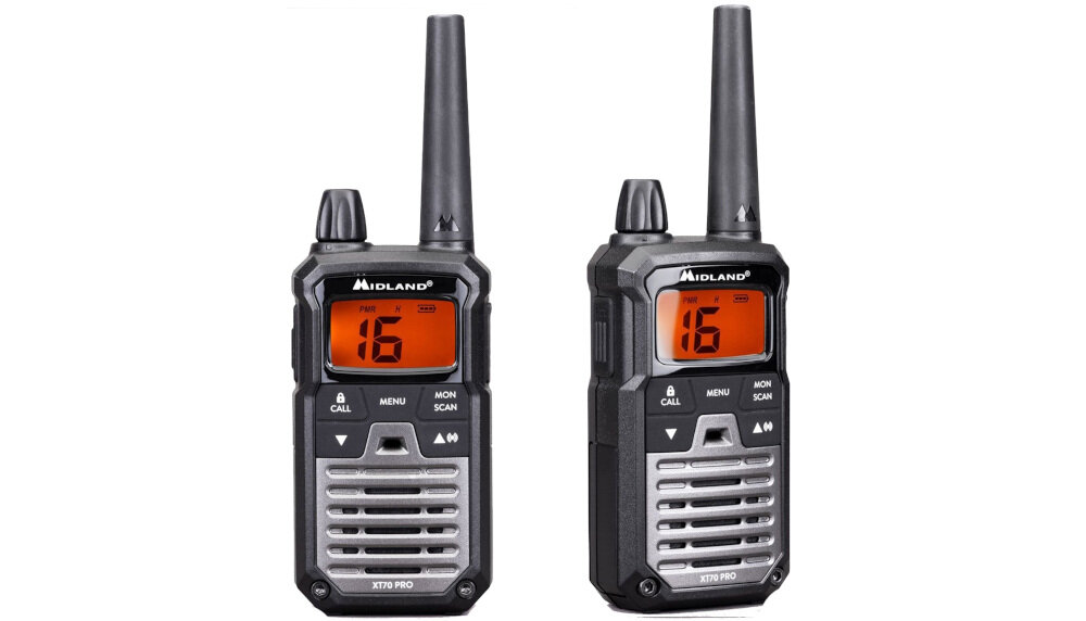 Radiotelefon MIDLAND XT-70 Pro Hobby&Work Twin - szybkie ładowanie