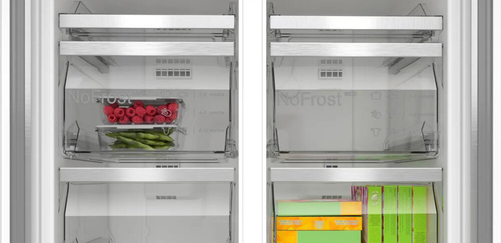 LODÓWKA BOSCH KMC85LEEA No Frost bez rozmrażania bez szronu równomierne rozprowadzanie powietrza