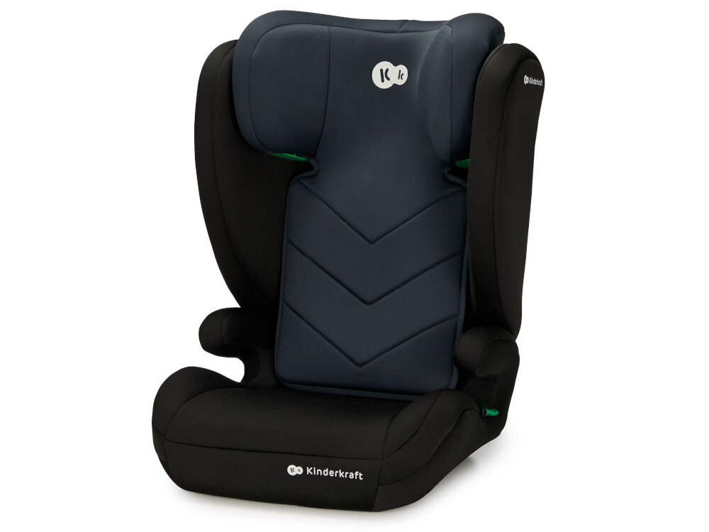 Fotelik samochodowy KINDERKRAFT I-Spark i-Size 2w1 9-36 kg Czarny system bezpieczenstwa 3-warstwowy zaglowek pianka memory absorbuje energie uderzenia bezpieczenstwo