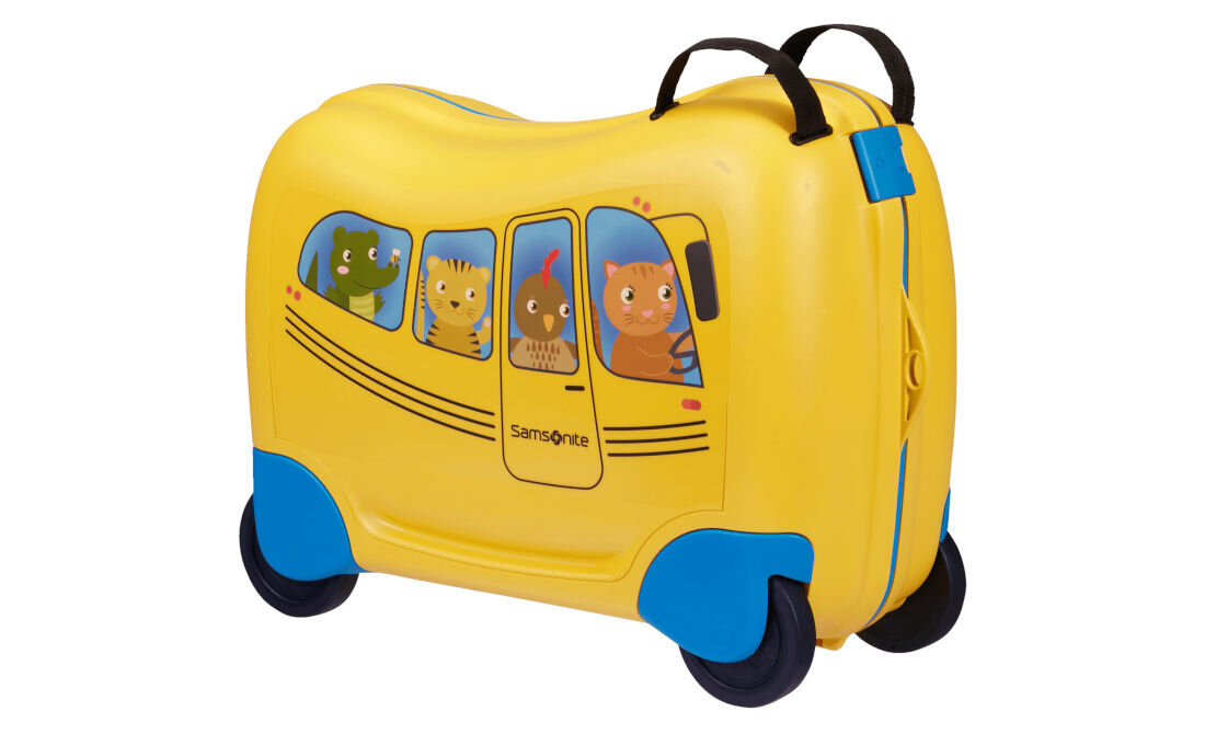 WALIZKA SAMSONITE NA 4 KOŁACH DREAM2GO SCHOOL BUS dla dziecka łączy funkcjonalność z zabawą