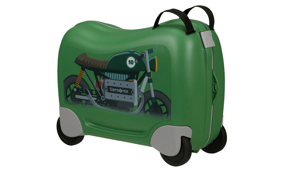 WALIZKA SAMSONITE NA 4 KOŁACH DREAM2GO MOTORBIKE dla dziecka łączy funkcjonalność z zabawą