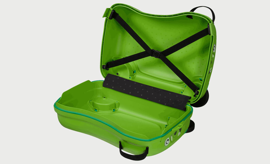 WALIZKA SAMSONITE NA 4 KOŁACH DREAM2GO DINOSAUR waga 2,1 kg pojemność 30 l wymiary 38 x 52 x 21 cm możliwość zabrania na pokład 27 linii lotniczych LOT Lufthansa British Airways