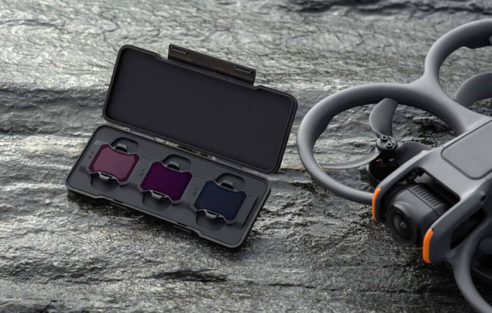 Zestaw filtrów DJI ND 8/16/32 do DJI Avata 2 wygląd opis