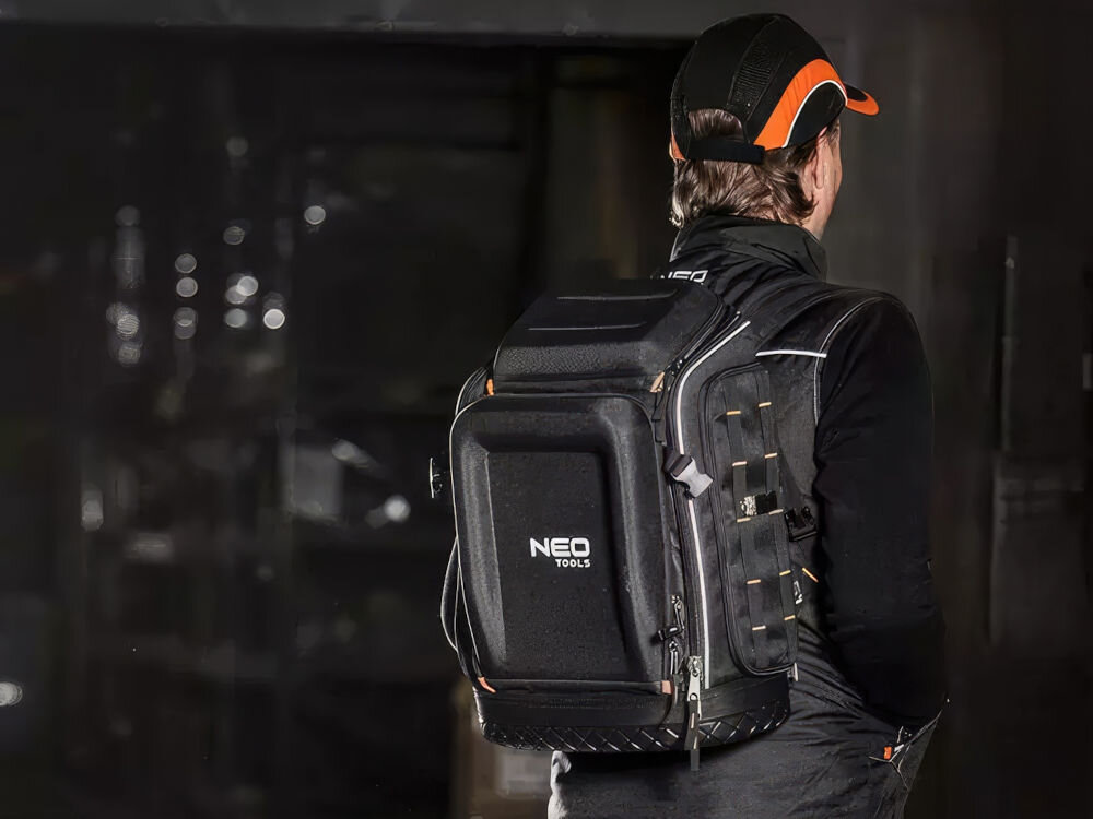 Plecak Neo Tools 01-313 mobilność łatwe przemieszczanie ergonomiczne szelki