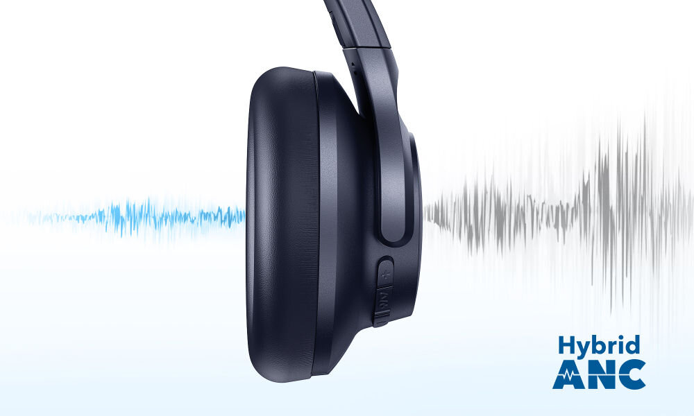 Słuchawki nauszne SOUNDCORE Q20i - krystalicznie czysty dzwiek, mikrofony