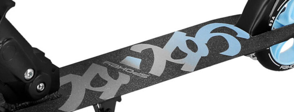 Hulajnoga SPOKEY Vacay Pro podest szeroki antyposlizgowa powloka wyraziste kolory kolorowa grafika obciazenie do 100 kg