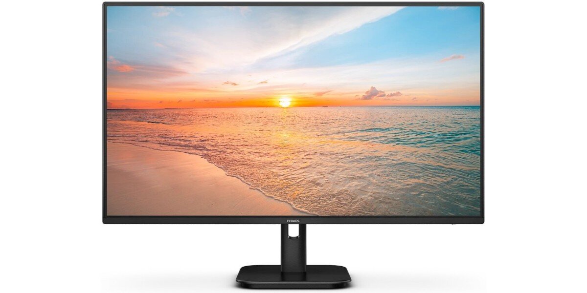 Monitor PHILIPS 27E1N1100A na białym tle.