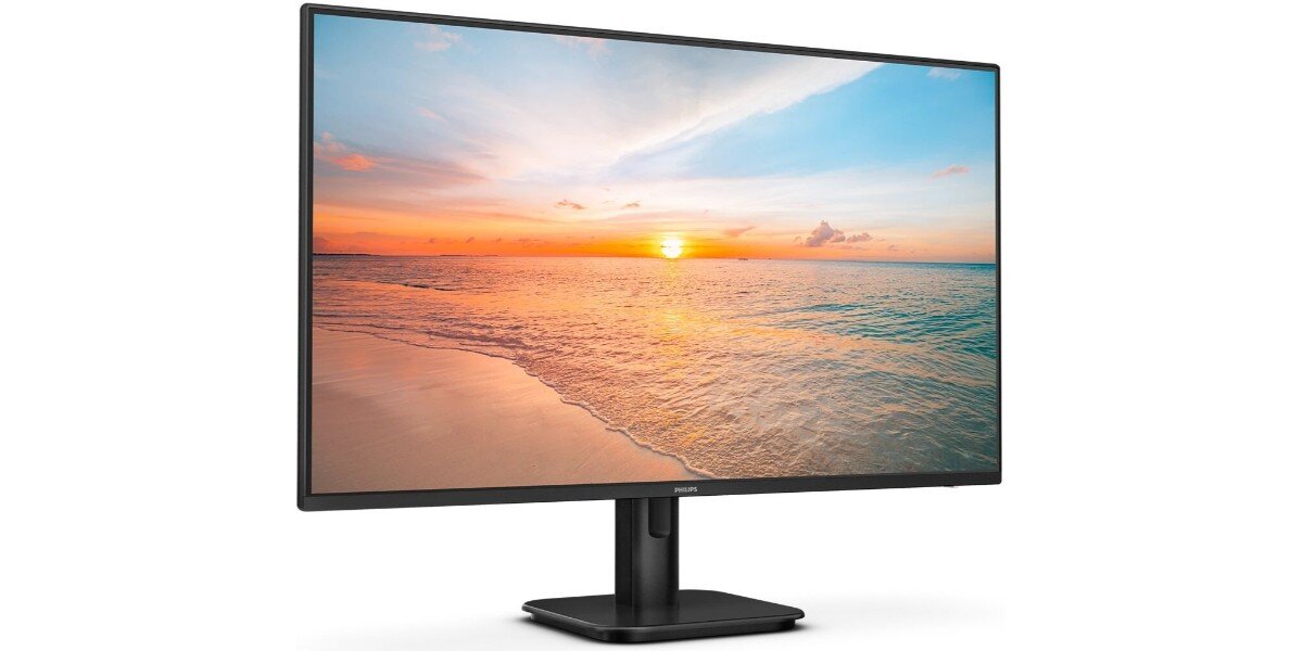 Monitor PHILIPS 27E1N1100A na białym tle.