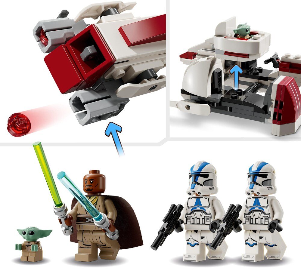 LEGO 75378 Star Wars Ucieczka na śmigaczu BARC Coruscant