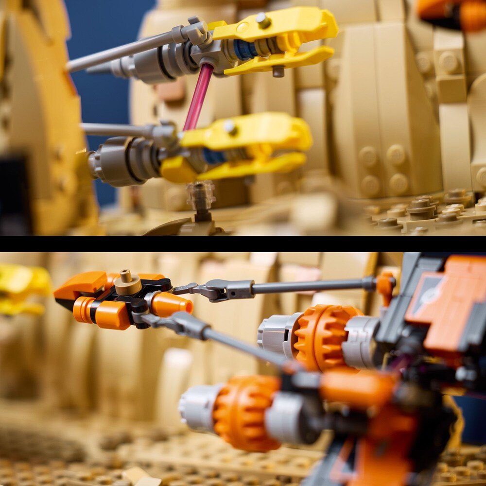 LEGO 75380 Star Wars Diorama: Wyścig ścigaczy w Mos Espa modele