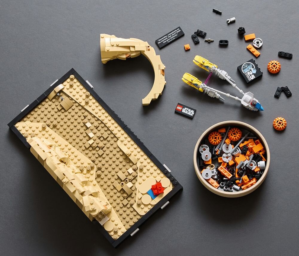 LEGO 75380 Star Wars Diorama: Wyścig ścigaczy w Mos Espa umiejętności