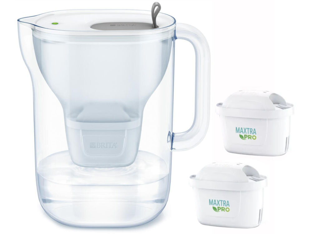 Dzbanek filtrujący BRITA Style XL Szary + 2 wkłady Maxtra Pro Pure Performance dokumentacja filtry