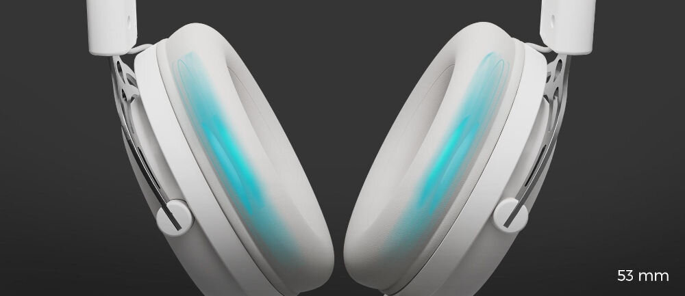 Słuchawki GENESIS Toron 301 Białe online, solo, 53 mm przetworniki