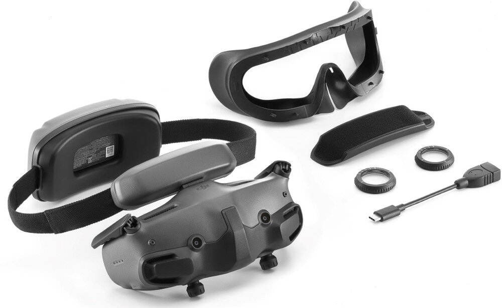 Gogle DJI Goggles 3 Zdjęcie zestawu na białym tle