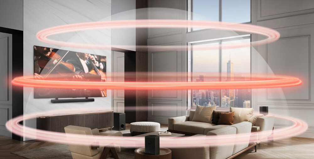 Soundbar LG S70TY - 3-poziomowy dźwięk przestrzenny