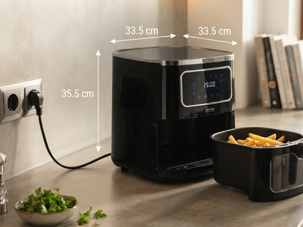 Frytkownica beztłuszczowa MPM MFR-09 Air Fryer