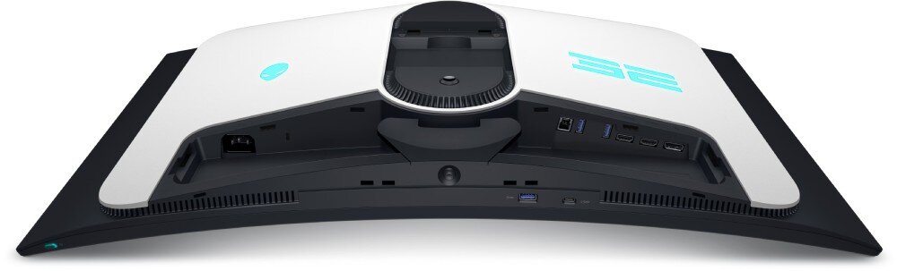 Monitor DELL Alienware AW3225QF 31.6 QD-OLED 3840x2160px 240Hz 0.03 ms [GTG] Curved porty złącza podłączenie hub USB