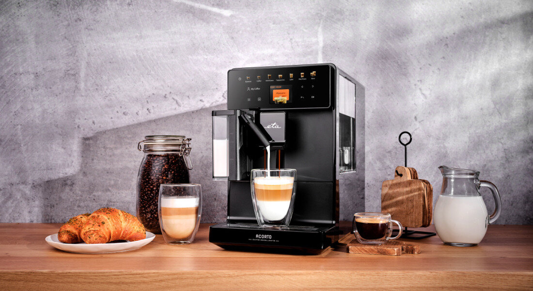 Ekspres ETA Acorto 918090000 wygląd design prezentacja wizualizacja w domowym zaciszu