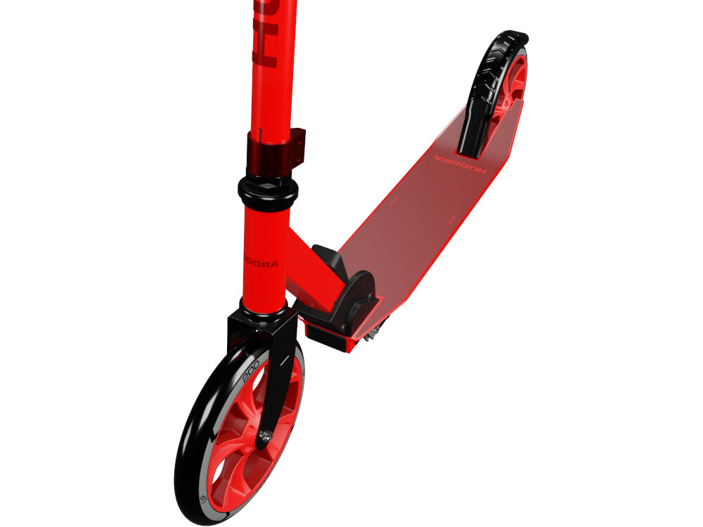 Hulajnoga HUDORA BigWheel Up 200 kolka z materialu PU srednica 200 mm wysokiej klasy lozyska ABEC-5 plynosc ruchu odpornosc na tarcia
