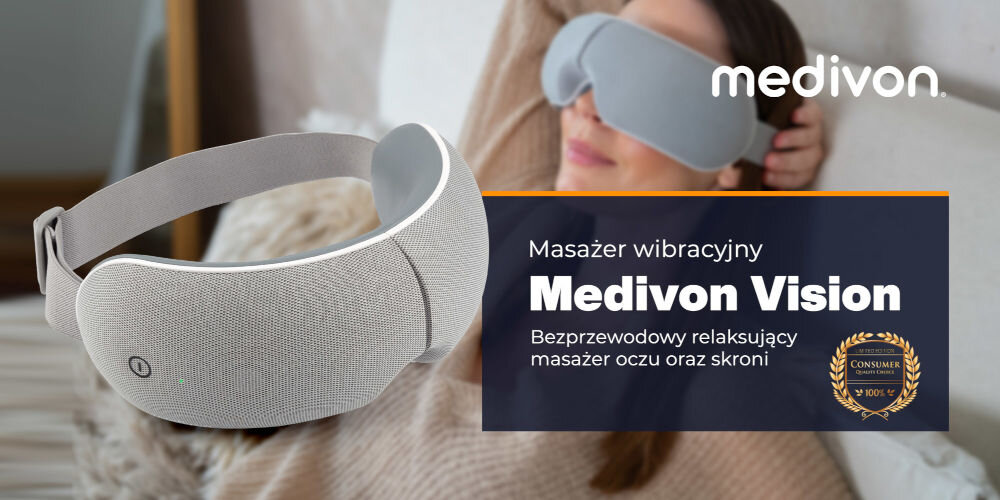 Masażer do oczu MEDIVON Horizon Vision relaks w domu