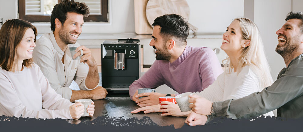 Ekspres MELITTA F630-111 Ci Touch Srebrny 10 różnych przepisów na kawę klasyczne espresso cafe creme cappucino latte macchiato jedno dotknięcie menu skspresu lungo risretto americano włoski proces przygotowania autentyczny smak oryginalne włoskie receptury 