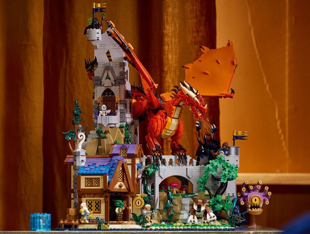 LEGO 21348 Ideas Dungeons & Dragons: Opowieść czerwonego smoka opis