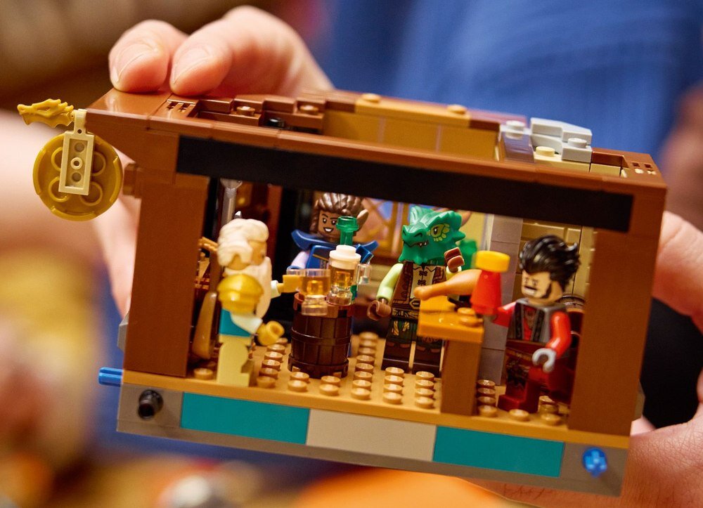 LEGO 21348 Ideas Dungeons & Dragons: Opowieść czerwonego smoka model