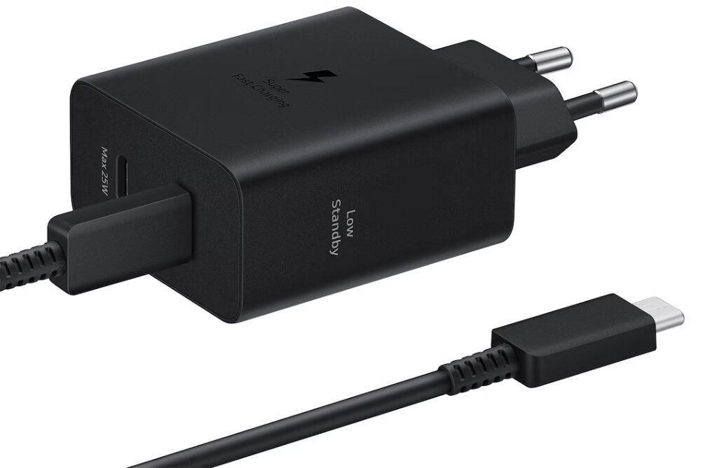 Ładowarka Samsung EP-T5020 czarna widok ogólny