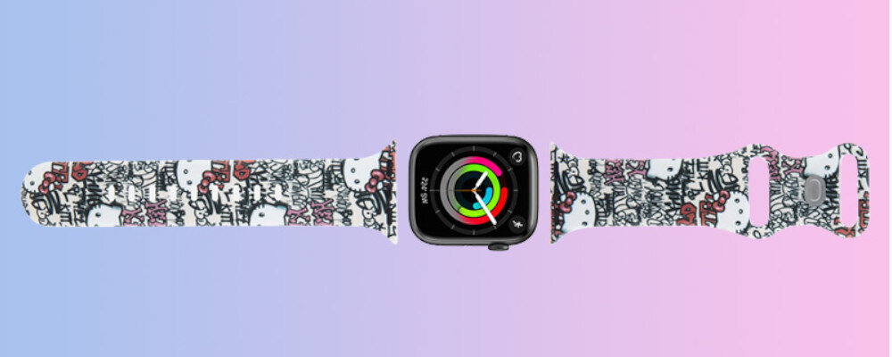 Pasek HELLO KITTY styl grafitii 