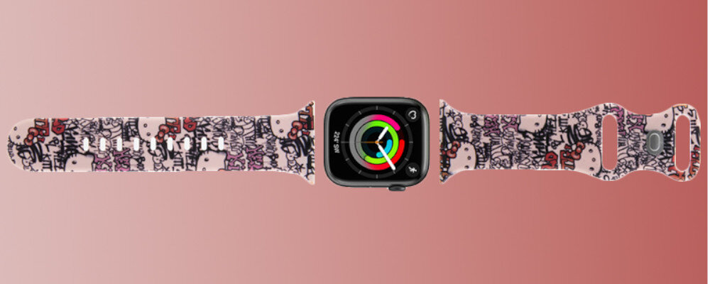 Pasek HELLO KITTY styl grafitii