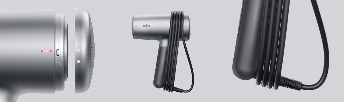 Suszarka BRAUN HD435E 2200W lekka metaliczne odcienie