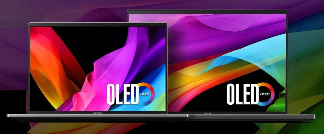 Laptop ACER Swift Go 14 - 14-calowy ekran OLED 2880 x 1800 px 